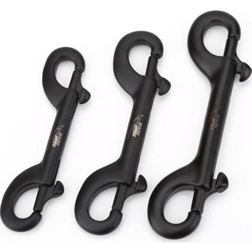 KEEP DIVING 90/100/115mm Diving Hook 316 Stainless Steel Diving Double Ended Hook Snap kit Quick Draw