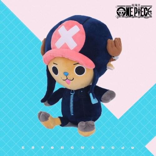 [MYKPOP]ONE PIECE Dolls CHOPPER Action Figure Sitting Height 25cm Stuffed Doll Amine Fans Collection Birthday Gift SC20071916