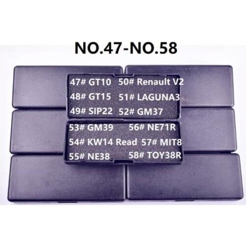 LiShi 2 in 1 Finder 2in1 GT10 GT15 SIP22 Renault v2 Laguna3 GM37 GM39 KW1 KW14 NE38 NE71R MIT8 TOY38R for Decoder locksmith tool