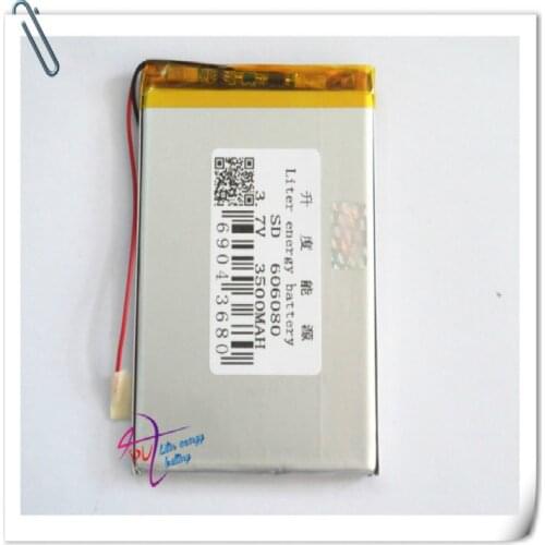 Liter energy battery 606080 3.7V 3500mAH Polymer lithium ion / Li-ion battery for TOY,POWER BANK,GPS,mp3,mp4