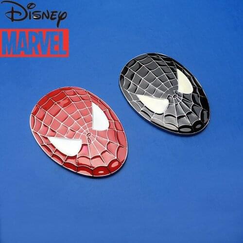 Disney Marvel Avengers Spider-Man Personality 3D Stereo Metal Car Stickers Modified Body Decoration