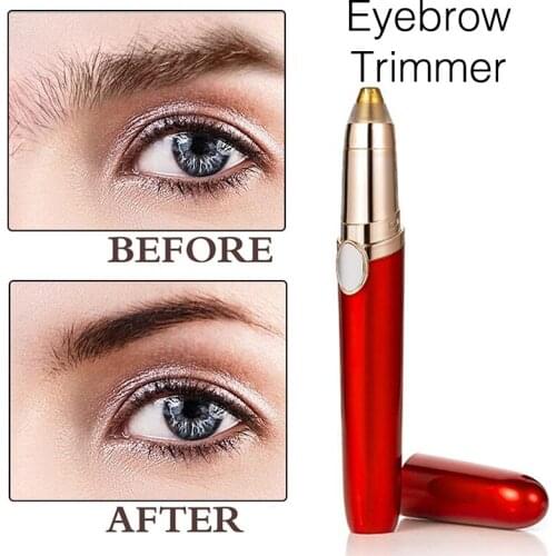 Mini Electric Eyebrow Trimmer Face Eyebrow Hair Remover Eyebrow Shaver Razor Instant Painless Portable Epilator Eye Brow Trimmer