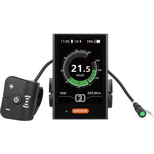 New DPC181 Bluetooth Display With Induction Keychain For Bafang BBS01B BBS02B BBSHD Mid Drive Motor Electric Bicycle Display