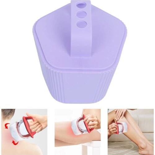 Ice Massage Ball Fitness Cryosphere Massager for Muscle Face Pain Relief Relaxing Pain Inflammation Red