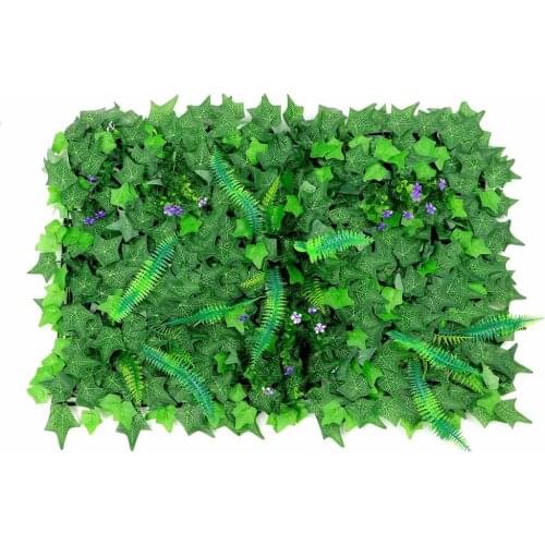 Plastic Artificial Lawn Plant Real touch Moss Fake Grass Mat Greenery Panel Fence Micro Landscape Home Garden Decor Supplies