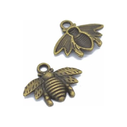 Honey Bees Charms Bees Pendant Nice Decor Favors 100pcs/lot