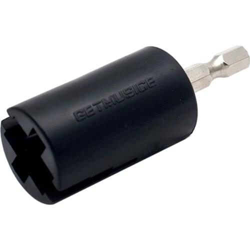 Durable Plastic Metal Guitar Replacement Electric Drill String Winder Plug Peg Puller