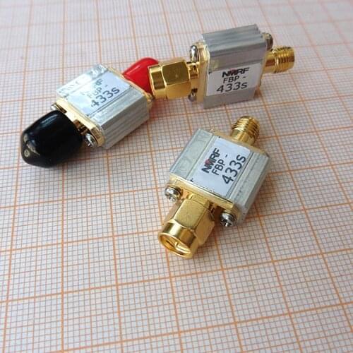 433MHz remote control aerial model aerial image transmission band pass filter, 433M, bandwidth 20MHz
