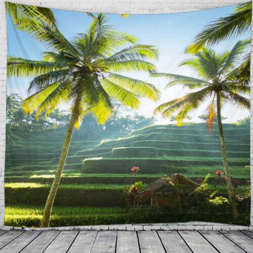Unique Charming Scenery Wall Tapestry Hanging Flower Psychedelic Tapestry Wall Hanging Decor Halloween Deco