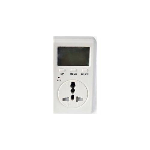 Wanf Mini WATT Electricity Power Energy Meter Ammeter Monitor AC Voltage, US American Version 220V 60Hz Universal Socket
