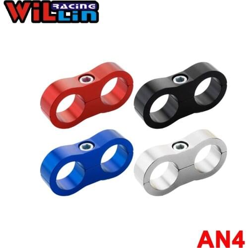 WILLIN - AN4 4AN Billet Aluminum Line Separator AN04 I.D:11.1MM ( Suit Hose 200-04) WLJN01-04 Gold/Purple/Red/Blue/Silver/Black
