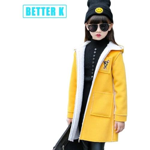 Baby girl winter clothes baby girl winter coat 2018 Children Outerwear girls cotton Coat yellow fashion jacket clothing
