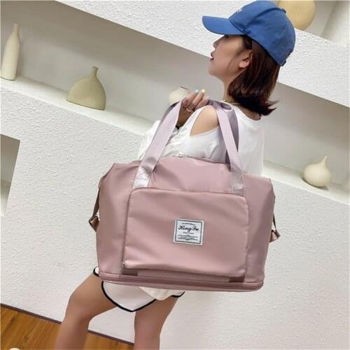 1pc Large Capacity Folding Travel Bag WomanTravel Bags Large Capacity Hand Luggage Tote Duffel Set for Lady & Men Packaging Bags