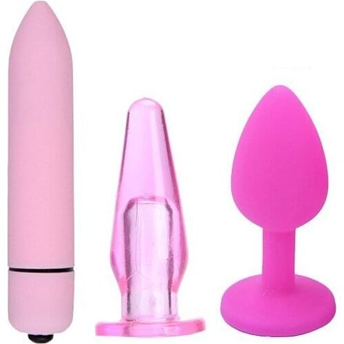 10 Speed Anal Vibrator Silicone Bullet Dildo Butt Plug Vagina G Spot Masturbator Adult Product Sex Toys For Women Men Sex Shop