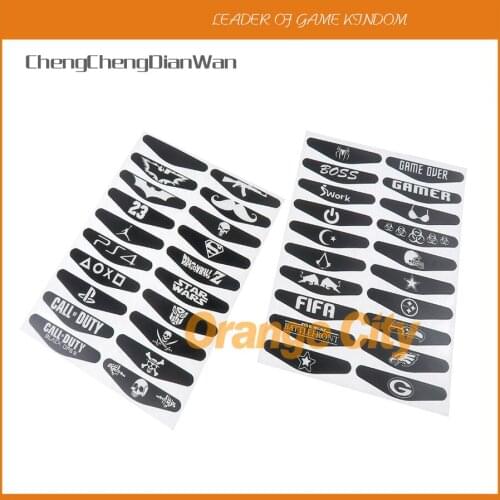 1000PCS=50sets Stickers for PlayStation 4 PS4 ps4 slim pro LED Light Bar Cover Decal Skin Sticker Controller Led Lightbar Film