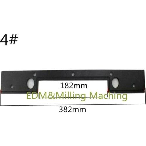 2PCS High Quality 4# Bridgeport Milling Machine Saddle Knee Wiper Plate CNC Turret Mill Tool DURABLE New