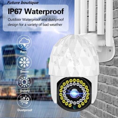 Two-way Voice WIFI IP Camera Wireless 1080P HD Smart Home Security Outdoor IR Remote Real-time Monitoring Waterproof