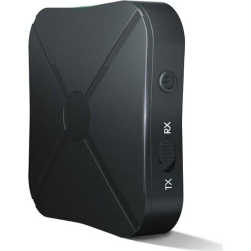 Bluetooth 4.2 Real Stereo 2 IN 1 Receiver Transmitter Bluetooth Wireless Adapter Audio With 3.5MM AUX For Home TV MP3 PC