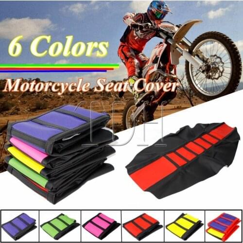 Motocross Dirt Bike Gripper Seat Cover for Honda CRF XR 250R 450R 125 Yamaha Suzuki WR TTR YZ DRM RMZ 85 125 230 450 530
