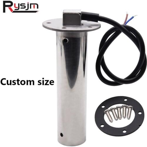 170MM 175MM 225MM 275MM 650MM Sewage Level Gauge Sensor Fuel Sender Unit Boat Car Fuel Level Gauge Sensors 12V/24V Custom Size