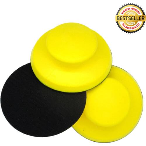 Sanding Disc Holder for Hook and Loop Sanding Block Sandpaper Backing Polishing Pad Foam Abrasive Tools Sanding Disc