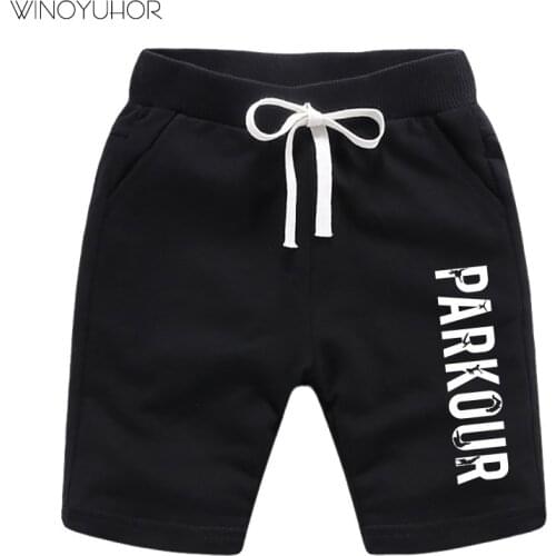 Boy Kids Shorts Children Summer Cotton Short Pants For Girls Toddler Shorts Casual Parkour Printed Clothing 2-8 Years