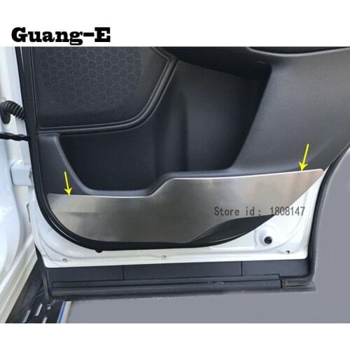 For Honda CRV CR-V 2017 2018 2019 2020 Car Sticker Door Trim Anti-Kick Pad Under Trim Frame Panel Moulding Hoods Parts 4pcs