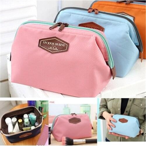 Travel Portable Storage Bag Cotton Makeup Pouch Closet Woman Cosmetic Bags Makeup Toiletries Make Up Storage Organizer