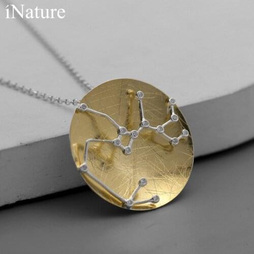 INATURE Women's Pendants Zodiac Signs