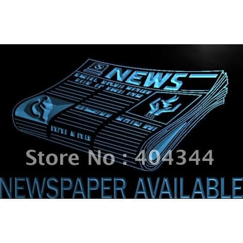 LB722- Newspaper Available Free Lure NR LED Neon Light Sign home decor crafts