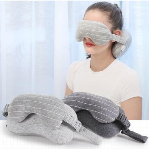 Eye mask two-in-one U-shaped pillow bedding neck pillow home nap travel pillow office sleeping pillow