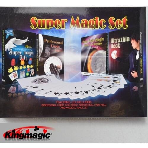 Li GuanZhi Coin Set Super Magic Set 2 gifts Kingmagic coin set high quality magic props 20 variety