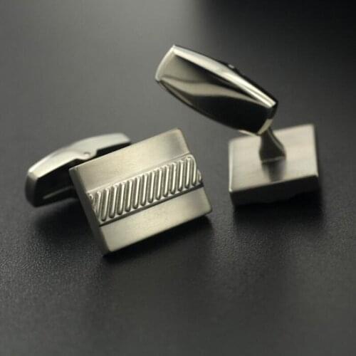 New Design French Style 316L Stainless Steel Cufflinks For Men