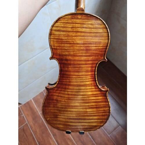 Professional performance level Stradivarius violin 4/4 3/4 100% varnish Handmade violin Spruce violino & bow case strings