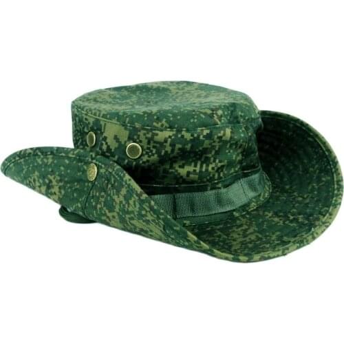 SMTP E5 58-60CM Russian military fans new camouflage round edge combat hat EMR white flower Penney hat outdoor fisherman sun hat