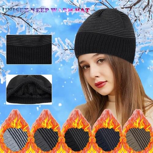 Fashion Knitted Hats For Women Men Outdoor Plush Winter Knitted Woolen Hat Adult Neutral Keep Warm Printing Woolen Hats 2021 New