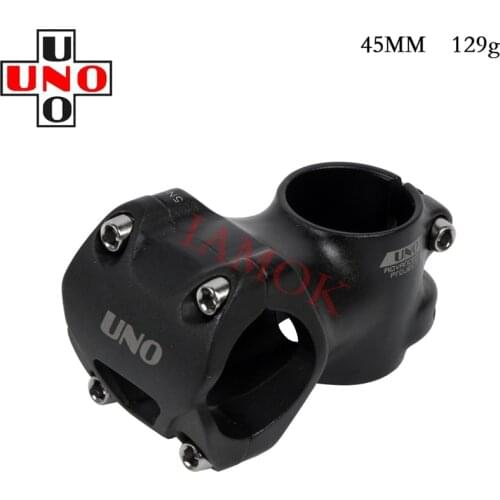 UNO Road Bicycle Matte Black Stem 0 Degree 35/45mm Iamok Bike Parts 31.8x28.6mm Stems