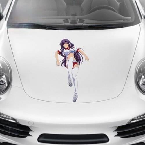 Super Sexy Car Stickers Cartoon Anime Clannad Kyou Fujibayashi Car Waterproof Decal Vinyl Material Car Sticker Occlusion Scratch