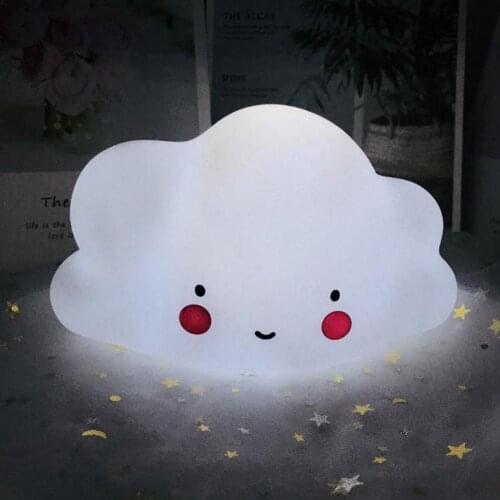 Led Night Light Baby Room Decoration Bed Stars Moon Clouds Toy Bedroom Decoration Modeling Light Baby Childrens Toy Gift