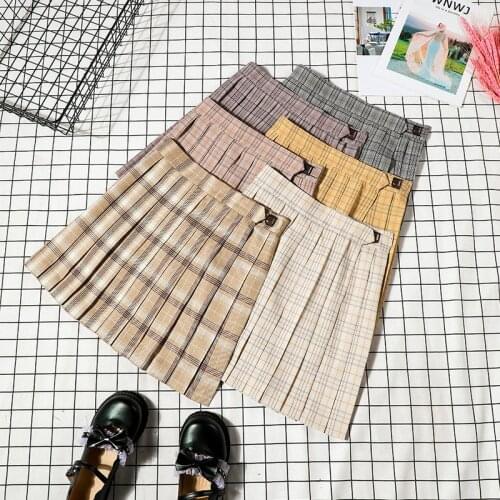 Tennis Skirt With Shorts High Waist Pleated Student Dance Skirt Baseball Uniform With Innner Underpants Badminon Cheerleader