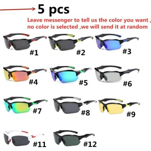 Outdoor Polarized Night Vision Fishing Glasses Polarized UV400 Driving Fihsing Sunglasses HD Anti-glare Cycling Running Hiking E