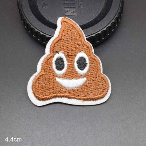 Funny Smile Pooh Novelty Cheap Embroidery Punk Ironing Iron On Clothes Patches For Clothing Skirts Jeans