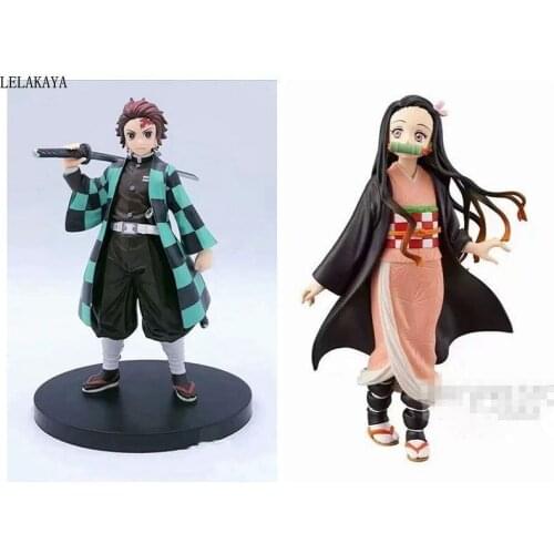 Anime Demon Slayer Kimetsu no Yaiba Kamado Tanjirou Nezuko Shining Hearts Melty Granite Ice Cream PVC Action Figure Model Toys