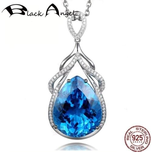 BLACK ANGEL Silver Pendants