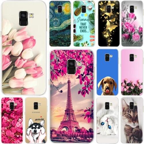 For Samsung A8 2018 Case 3D TPU Cover For Samsung Galaxy A8 2018 A530 SM-A530F Phone Case Back Cover For Samsung A8 2018 Housing