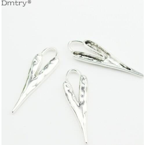 Dmtry (5pcs/lot) High Quality Fashion Jewelry Peach Heart Necklace Pendant Charms Accessory Handmade DIY Family Activity LC0198