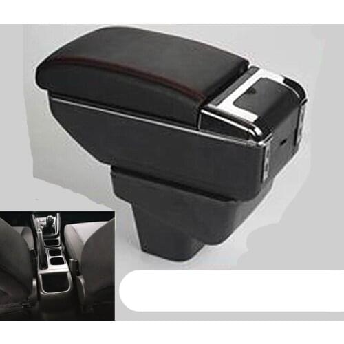 For Suzuki vitara Double layer armrest box central Store content Storage box with Ashtray Cup holder accessories