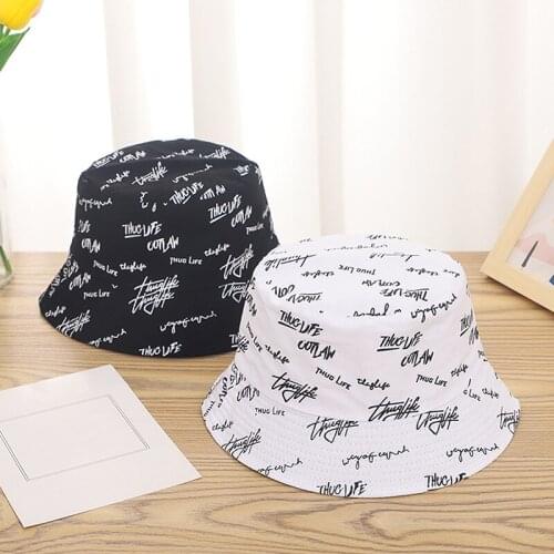 Reversible Sun Protection Cap Unisex 2021 Bucket Hat For Outdoor Beach Summer Panama Caps New Double-Sided Wear Fishing Hats