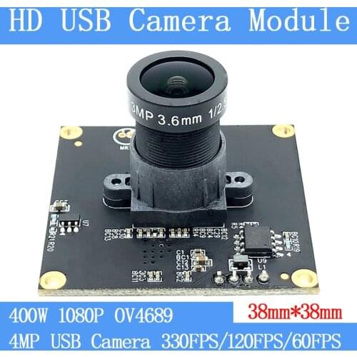 Full HD Industry High Speed UVC 330FPS Plug Play USB Camera Module 4MP 1080P 92° Surveillance camera