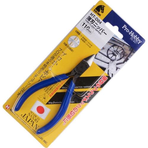 Keiba HT-D04 High Quality 4.5inch 110mm Diagonal Pliers Hobby Tool MadeIn Japan